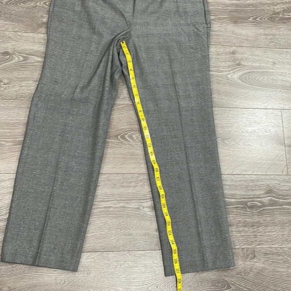 NWOT Talbots Cambridge Pant Elastic Pull On Waist Glen Plaid Straight 12P - Picture 9 of 15
